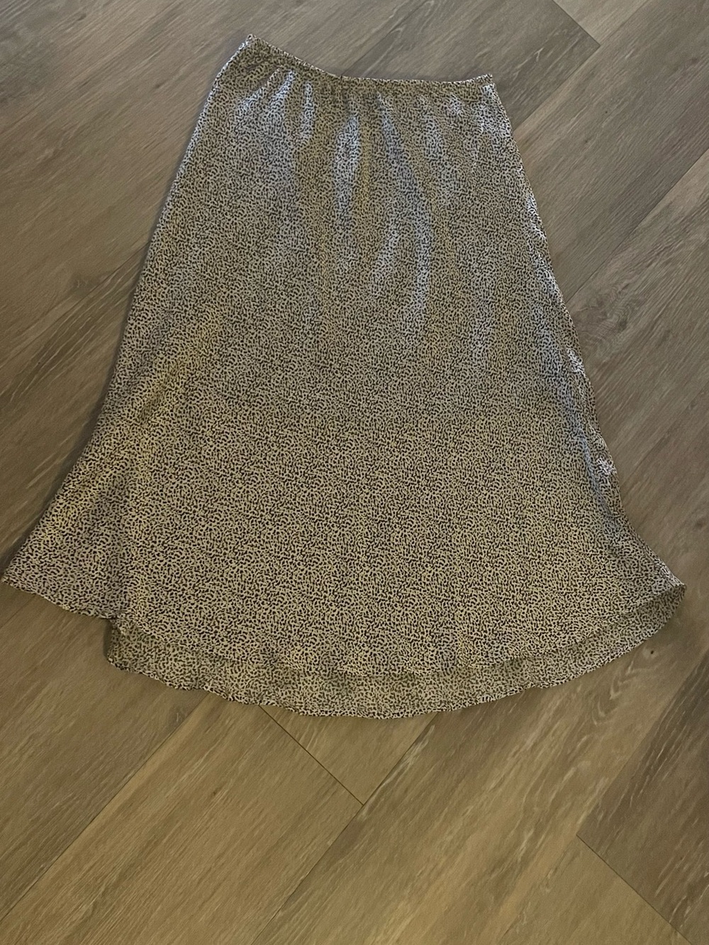 Sienna Sky Black and White High-Low Printed Skirt
